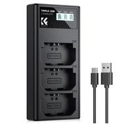 K&F Concept Caricabatterie triplo NP-FZ100