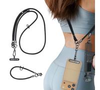 K&F CONCEPT Cinturino Universale Telefono Con Vite da 1/4", Cinturino Regolabile Compatibile Con iPhone/DJI Osmo Pocket 3/Insta360/GoPro/Action Camera, Cordino Per Telefono a Tracolla Per Viaggi