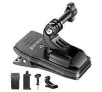 K&F CONCEPT Clip Mount per Zaino, POV Vlog compatibile con action cam