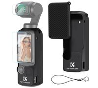 K&F Concept Cover in Silicone per DJI OSMO Pocket 3, Set con Custodia Protettiva, Pellicola per Lente, Pellicola per Schermo, Copertura Antiurto e Antipolvere, Accessori