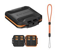 K&F CONCEPT Custodia per 16 Schede SD, Porta Memory Card Impermeabile e Antiurto, Organizzatore per Micro SD/TF con Chiusura Sicura e Design Compatto