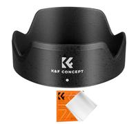 K&F Concept ET74B Paraluce a Baionetta Reversibile per Canon EF75-300mm,EF-S 55-250mmf/4-5.6 lll con Panno per Pulizia