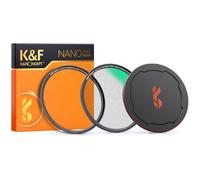 Filtro K&F Concept Magnetic 1/4 Black Mist Nano-X con anello adattatore e copriobiettivo 82 mm