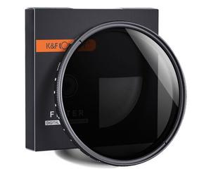 K&F Concept Filtro ND variabile ND2-400 82 mm