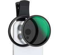 K&F CONCEPT filtro ND2-32 variabile 67mm per cellulare, 18 strati nano-rivestimento, compatibile con iPhone 17/16/15/Samsung. Include panno pulizia
