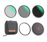 K&F CONCEPT Kit di Filtri Magnetici Nano-X Serie 55mm Magnetic Filter Quick Swap System Filtro Polarizzatore (CPL),ND8, ND64, Anelli Adattatori Magnetici,Tappo Obiettivi Magnetico, Custodia per Filtro