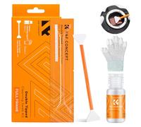 K&F CONCEPT Kit di Pulizia del Sensore Full Frame 10 PCS + 20 ml Liquido