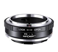 K&F CONCEPT Lente Mount Adattatore FD-L Manuale Fuoco: Compatibile con Compatibile con Canon FD&FL 35mm Lente a L Mount Corpo Fotocamera