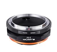 K&F CONCEPT Lente Mount Adattatore Manuale Fuoco: Compatibile con Compatibile con Canon FD Lente a Compatibile con Sony E Mount Corpo Fotocamera