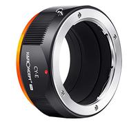 K&F CONCEPT Lente Mount Adattatore Manuale Fuoco: Compatibile con Compatibile con CONTAX/Compatibile con Yashica (C/Y) Lente a Compatibile con Sony E Mount Corpo Fotocamera