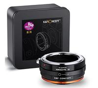 K&F CONCEPT Lente Mount Adattatore NIK(G)-FX IV Manuale Fuoco: Compatibile con Compatibile con Nikon F (G-Type) Lente a Micro Quattro Compatibile con Fujifilm X Mount Corpo Fotocamera