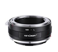 K&F CONCEPT Lente Mount Adattatore NIK-L Manuale Fuoco: Compatibile con Compatibile con Nikon F Lente a L Mount Corpo Fotocamera