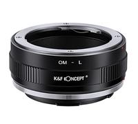 K&F CONCEPT Lente Mount Adattatore OM-L Manuale Fuoco: Compatibile con Compatibile con Compatibile con Olympus OM SLR Lente a L Mount Corpo Fotocamera