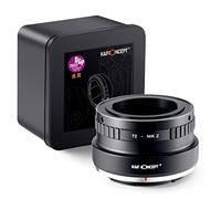 K&F CONCEPT Lente Mount Adattatore T2-NIK Z Manuale Fuoco: Compatibile con T-Mount (T/T-2) Mount a Vite SLR Lente a NIK Z Mount Corpo Fotocamera