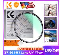 K&F CONCEPT Lenti con filtro UV MC Ottiche ultra sottili con protezione multistrato 49mm 52mm 58mm 62mm 67mm 77mm 82mm Filtro per fotocamera
