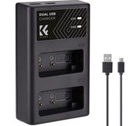 K&F Concept Caricabatterie doppio LP-E17