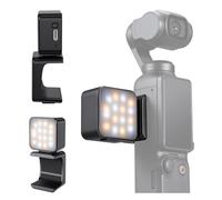 K&F Concept Luce Mini Magnetica per DJI Osmo Pocket 3, LED ausiliaria ricaricabile USB C 1W, temperatura di colore regolabile su 3 livelli 3000K/4500K/6000K, lampada video a 2 livelli di luminosità