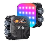 K&F CONCEPT Luce Video RGB Portatile 2500-9900K con 21 Effetti,Nero