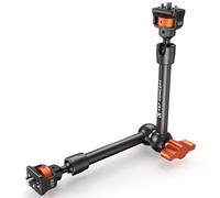 K&F CONCEPT Magic Arm 11 Pollici / 28 cm con Vite 1/4", Testa a Sfera 360°, Mini Braccio Magico per Monitor, LED, Webcam - Portata 2KG
