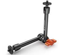 K&F CONCEPT Magic Arm 9.8 Pollici / 25 cm con Vite 1/4", Testa a Sfera 360°, Mini Braccio Magico per Monitor, LED, Webcam - Portata 2KG