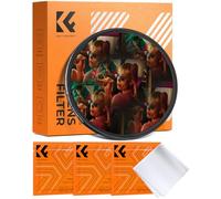 K&F CONCEPT Nano-Bacis Filtro a prisma centrale da 58mm, filtro a prisma a effetto speciale in vetro ottico con 3 panni per la pulizia