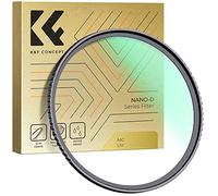 K&F Concept Nano-Dazzle 58MM Filtro di Protezione UV, Filtro MCUV in Vetro Ottico con Rivestimento Nano a 24 Strati