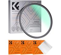 K&F CONCEPT Nano-K 72mm Filtro di Protezione UV in Vetro Ottico con Nano-Rivestimento a 18 Strati per 72mm Obiettivi(Incluso 3 Panni di Pulizia)