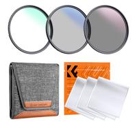K&F CONCEPT Nano-K Filtros Kit, 55mm Filtro di Protezione UV + Polarizzatore Circolare CPL + ND 4 + 1 Sacchetto Di Filtro Con 3pcs Panni di Pulizia