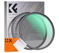 K&F CONCEPT Nano-Klear 2 Pack 77mm Filtros Black Diffusion 1/8+ Black Mist 1/4 Ultrasottili in Vetro Ottico con Nano Rivestimento con 3Pcs Panno di Pulizia