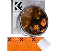 K&F CONCEPT Nano-Klear 55mm Filtri a Stella con Linee Corte，Star Filter 4 Punti Corti con Effetto Stellato Scintillante in Vetro Ottico con 3pcs Panni