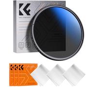 K&F CONCEPT Nano-Klear 62MM Filtro True Color Variabile ND2-400, Densità Neutra Filtro ND Variabile in Vetro Ottico con 18 Strati Rivestimento Nano con 3 Pezzi di Panno per Pulizia