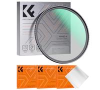 K&F Concept Nano-Klear 72mm Filtro Black Diffusion 1/2, Filtro Black Mist 1/2 Ultrasottili in Vetro Ottico con Nano Rivestimento con 3Pcs Panno di Pulizia