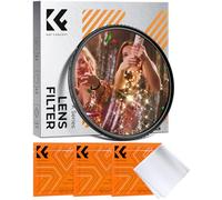 K&F CONCEPT Nano-Klear 82mm Filtri a Stella con 4 Linee Corte | Star Filter 4 Punti Corti con Effetto Stellato Scintillante in Vetro Ottico con 3pcs Panni - FE307
