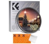 K&F Concept Nano-Klear Filtro a Stella Variabili 49mm, Filtro a Stella 4/8 Punti Filtro a Effetto Scintillante in Vetro Ottico con 3pcs Panno di Pulizia per Obiettivi da 49mm