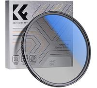 K&F CONCEPT Nano-Klear Filtro Polarizzatore Circolare CPL in Vetro Ottico con Nano-Rivestimento a 18 Strati per Obiettivi 55mm + 3 Panni di Pulizia