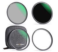 K&F Concept Nano-X Kit di Filtri Magnetici per Obiettivo da Anelli Adattatori, UV, CPL, ND1000 52mm, Magnetica)