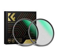 K&F CONCEPT Nano-Xcel 2 Pack 82MM Filtros Black Diffusion 1/8+ Black Mist 1/4 Ultrasottili in Vetro Ottico con 28 Strati di Rivestimento Nano per Ritratti e Video