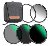 K&F CONCEPT Nano-Xcel 43mm Kit de Filtri Magnetici,Magnetico Quick Swap System Filtro MCUV+ Polarizzatore Circolare + ND1000 con Anelli Adattatori y Custodia