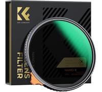 K&F CONCEPT Nano-Xcel 62mm Filtro Variable ND2-32 True Color (1-5 Stop), Filtro a Densità Neutra in Vetro Ottico Sottile HD Ultrasottile con Rivestimento Nano a 28 Strati