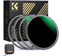 K&F CONCEPT Nano-Xcel 72mm Set de Magnetico Filtro MCUV + CPL + ND1000 | Magnetico Quick Swap System Filtro MCUV+ Polarizzatore Circolare + ND1000 con Anelli Adattatori y Custodia - FU701