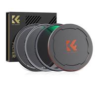 K&F Concept Nano-Xcel Filtri Kit, 58mm Filtro di Protezione UV + Polarizzatore Circolare Con Tappi per Obiettivi 3pcs Panni di Pulizia