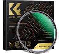 K&F Concept Nano-Xcel Filtro UV Armor, 37MM Filtro di Protezione UV Antideflagrantein Vetro Ottico con 28 Strati Rivestimento Nano per Fotografia 4K/8K