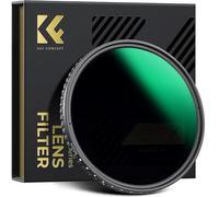 K&F CONCEPT Nano-Xcel Filtro Variabile ND8-128, 72MM Filtro a Densità Neutra ND8-128 (3-7 stop) in Vetro Ottico con Rivestimento Nano a 28 Strati