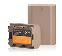 K&F CONCEPT NP-FZ100 Batteria per Fotocamera con Connettore di Ricarica Diretta di Type C Compatibile con Sony A9 A7III A7RIIIV A6600 ZV-E1 FX3, FX30 (2 Batteries)