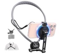 K&F CONCEPT Porta Telefono Collo 2 in 1 Magnetico+Clip, POV/VLOG Supporto