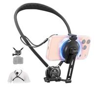 K&F CONCEPT Porta Telefono Collo 2 in 1 Magnetico+Clip, POV/VLOG Supporto