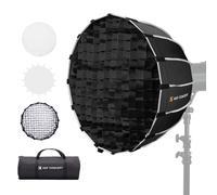 K&F CONCEPT Softbox Parabol Softbox da 120 cm, per studio, Quick Release Umbrella Octagon Softboxe con griglia Honeycomb + diffusore morbido + custodia per il trasporto, Softboxe Bowens Mount per
