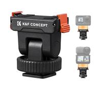 K&F CONCEPT Supporto a slitta fredda in plastica compatibile con DJI Osmo Nano/Osmo Action 6, supporto magnetico a sgancio rapido per action camera, adattatore treppiede con connettore a slitta calda