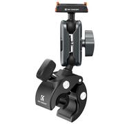 K&F CONCEPT Supporto con Super Clamp per Bicicletta e Moto, Adattatore Magnetico a Sgancio Rapido per Action Camera, Doppia Testa a Sfera a 360°, Compatibile con DJI Osmo Action 5 Pro/4/3 e Osmo 360
