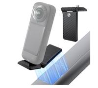 K&F CONCEPT Supporto Magnetico con Montatura compatibile con Insta360 X5/X4/X3/GO 3/GO 2/X4 Air, Impugnatura Pieghevole, Supporto Magnetico con Foro per Vite da 1/4" e Base Tipo Arca per Treppiede